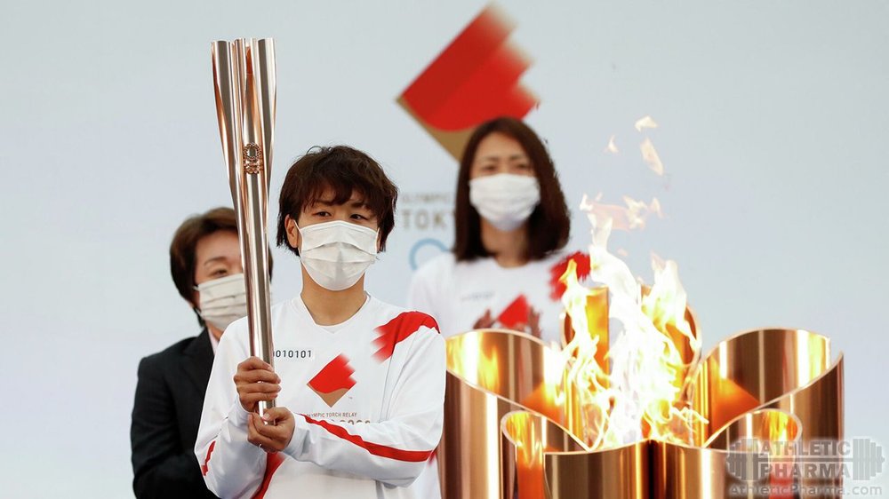 Олимпийский огонь в Токио-2020