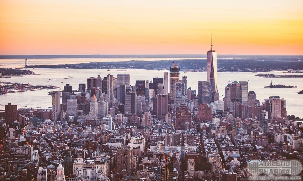 Панорама города Нью-Йорк (США)