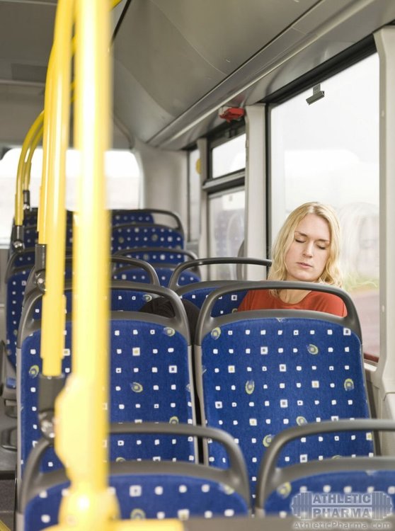 Уснула в автобусе